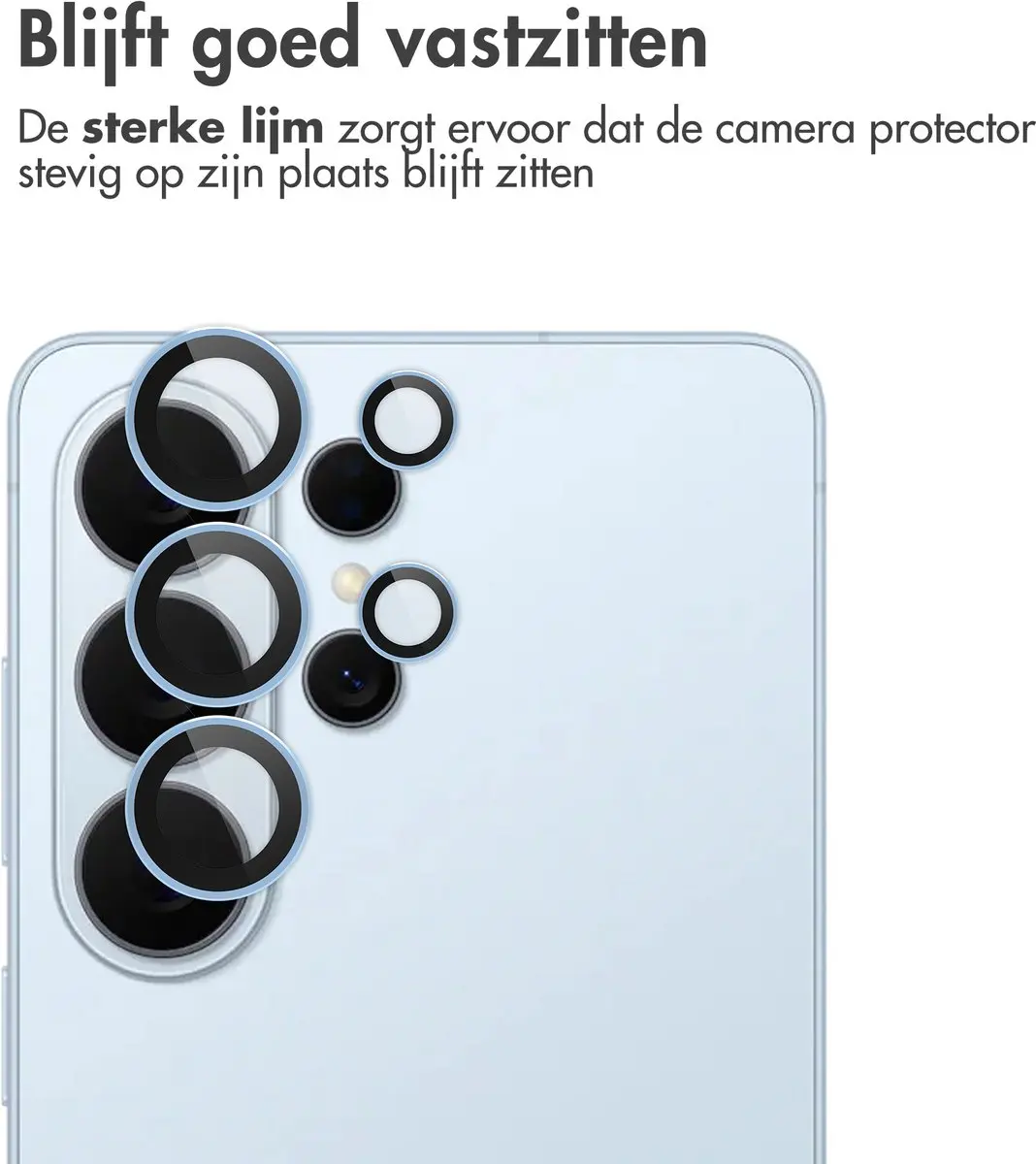 imoshiion Camera Lens Protector - Samsung Galaxy S26 Ultra - 2 Stuks - Sky Blue