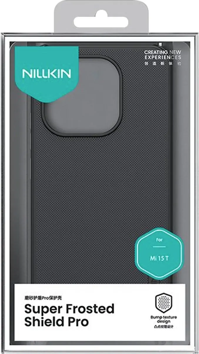 Nillkin Super Frosted Pro Series Hoesje Xiaomi 15T - Zwart