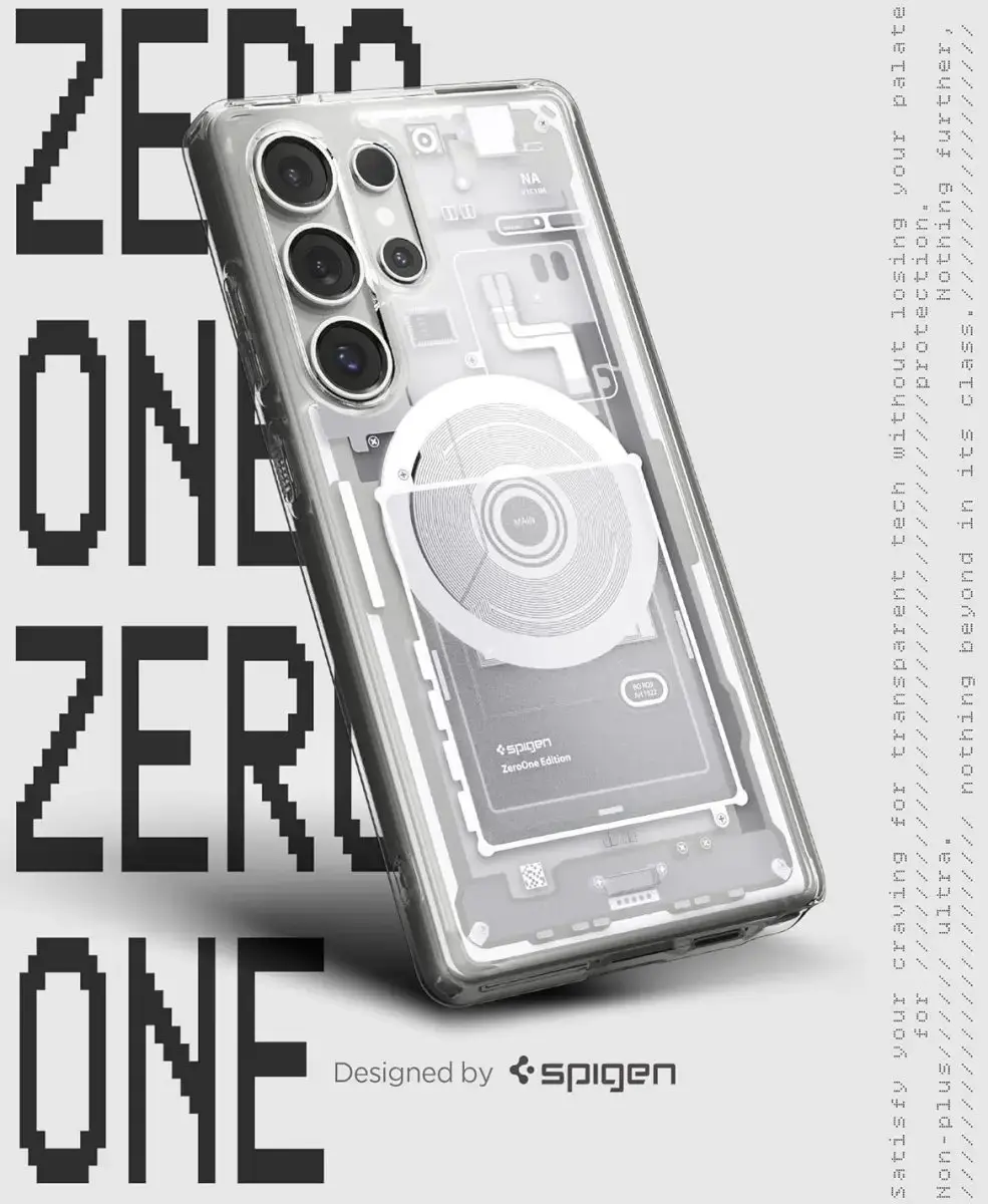 Spigen Ultra Hybrid MagFit Hoesje S25 Ultra - Wit - MagSafe