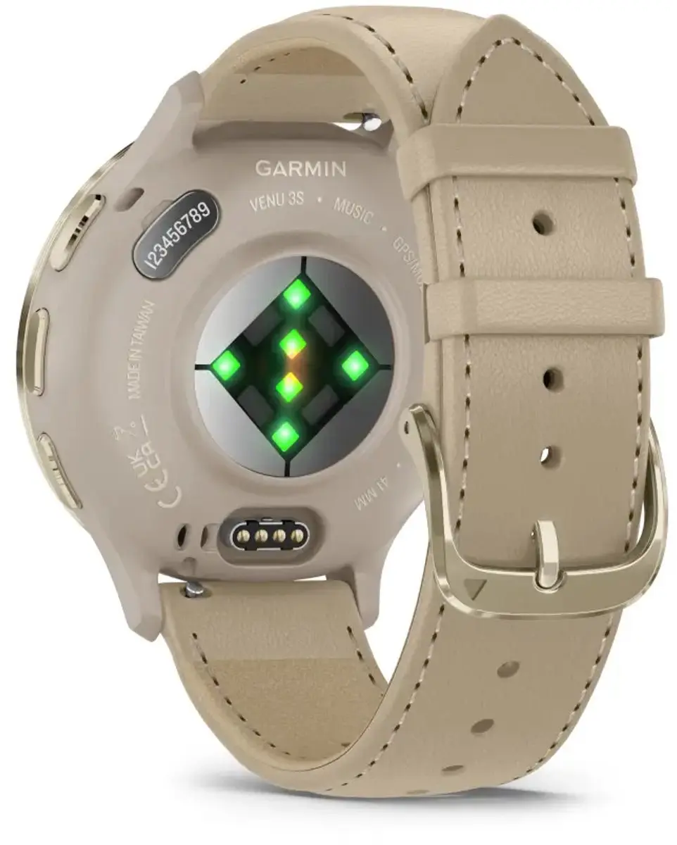 Garmin Venu 3S 010-02785-55 Smartwatch - 41mm - Goud/Grijs