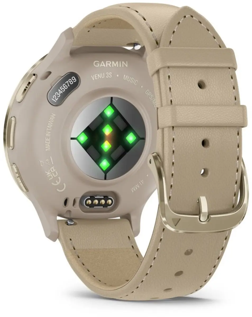 Garmin Venu 3S 010-02785-55 Smartwatch - 41mm - Goud/Grijs