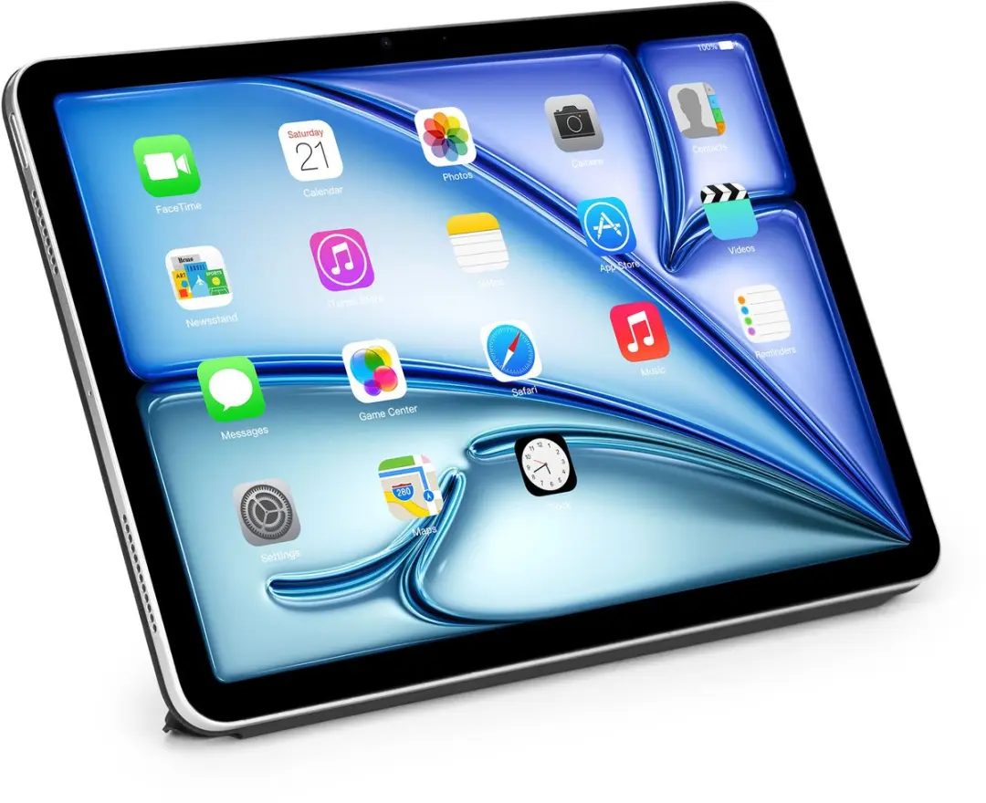 Decoded Siliconen iPad Air Slim Folie 11" - Zwart