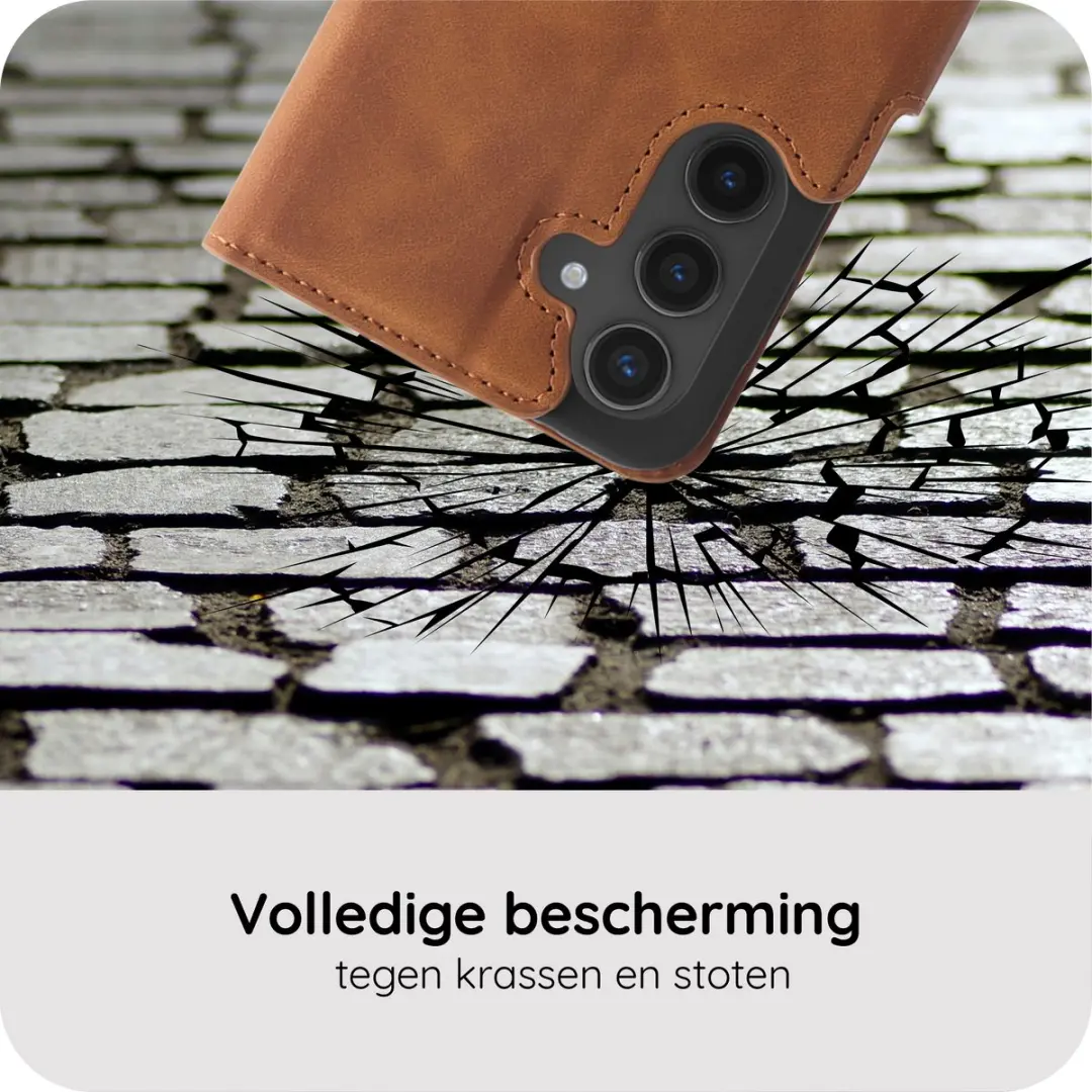 Just in Case Samsung Galaxy S26 Hoesje MSA2835PW4 - 4 Pasjes - Bruin