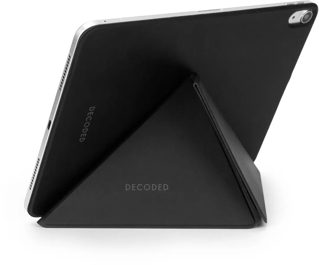 Decoded Siliconen iPad Slim Folio Hoes - iPad 10e Gen & 11 inch - Zwart