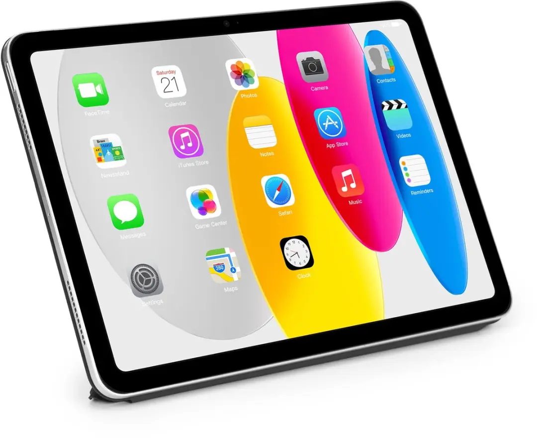 Decoded Siliconen iPad Slim Folio Hoes - iPad 10e Gen & 11 inch - Zwart