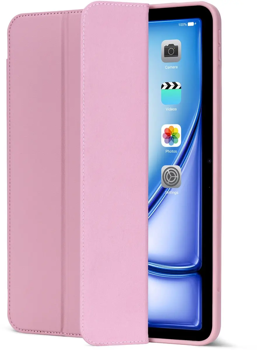 Decoded Textured Silicon Hoesje iPad 11 Air 2026 - Roze