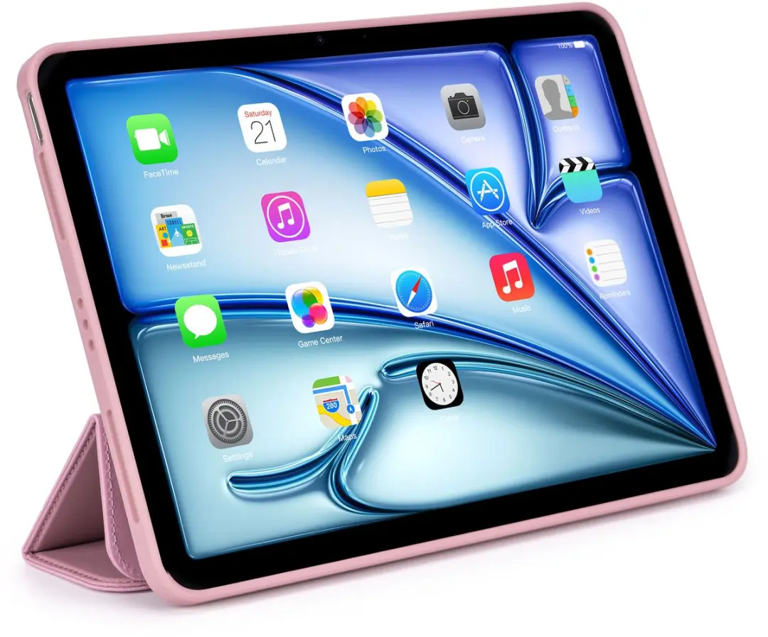 Decoded Textured Silicon Hoesje iPad 11 Air 2026 - Roze