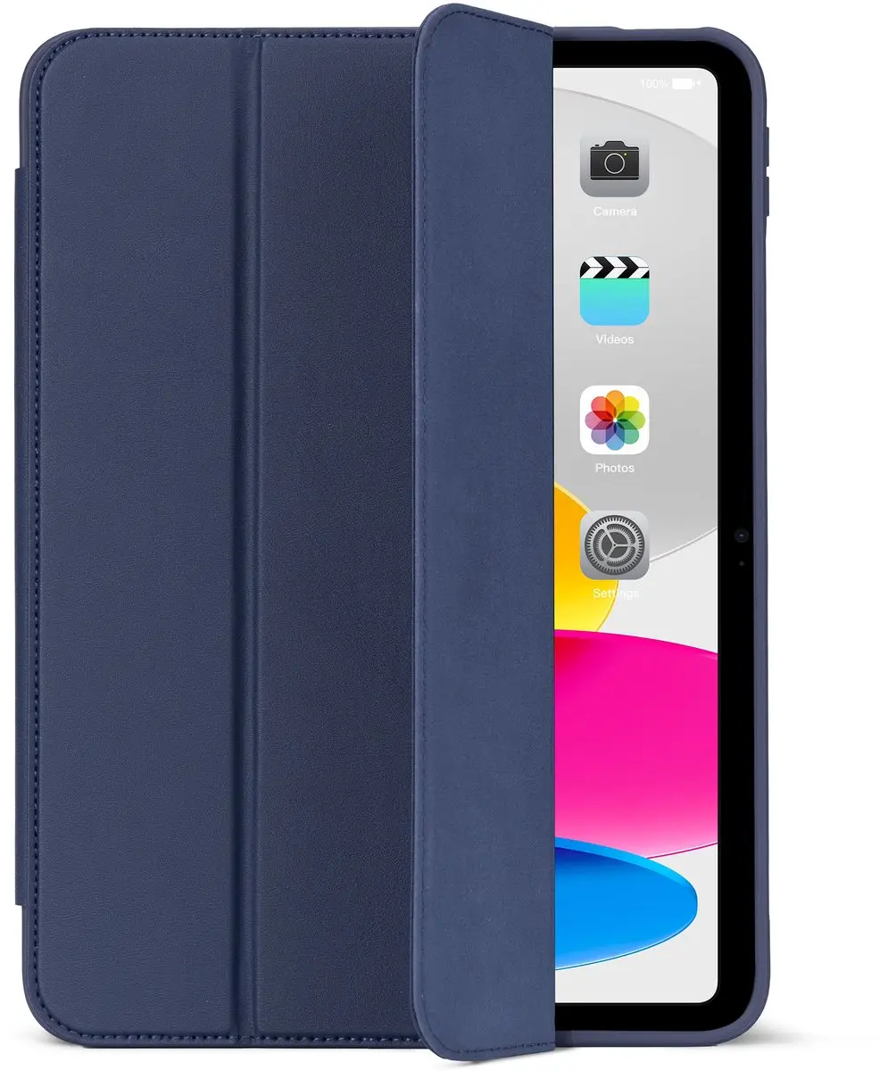 Decoded Textured Silicon Hoes iPad 10e Gen 10.9" - Navy