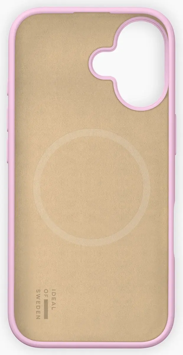iDeal of Sweden iPhone 16 Silicone Case Bubble Gum Pink - MagSafe