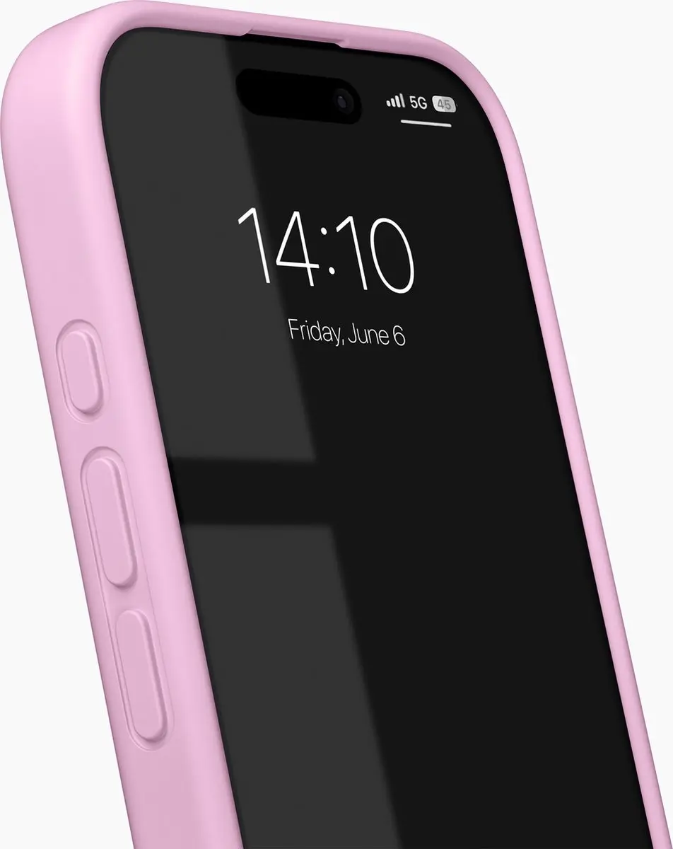 iDeal of Sweden iPhone 16 Silicone Case Bubble Gum Pink - MagSafe