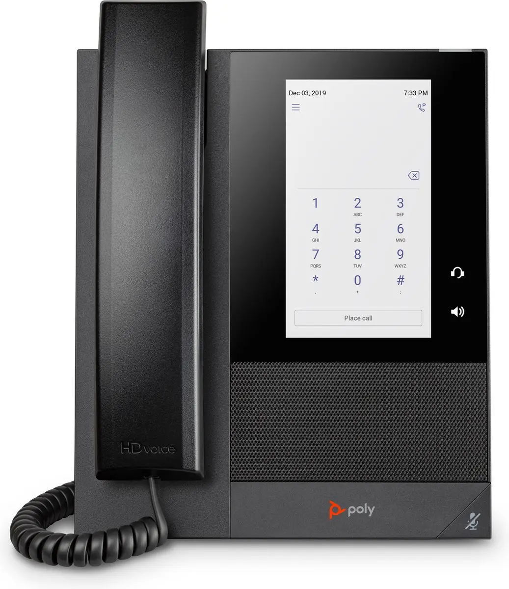 Poly CCX 400 Business Media Phone - Teams - PoE - 848Z8AA - Zwart