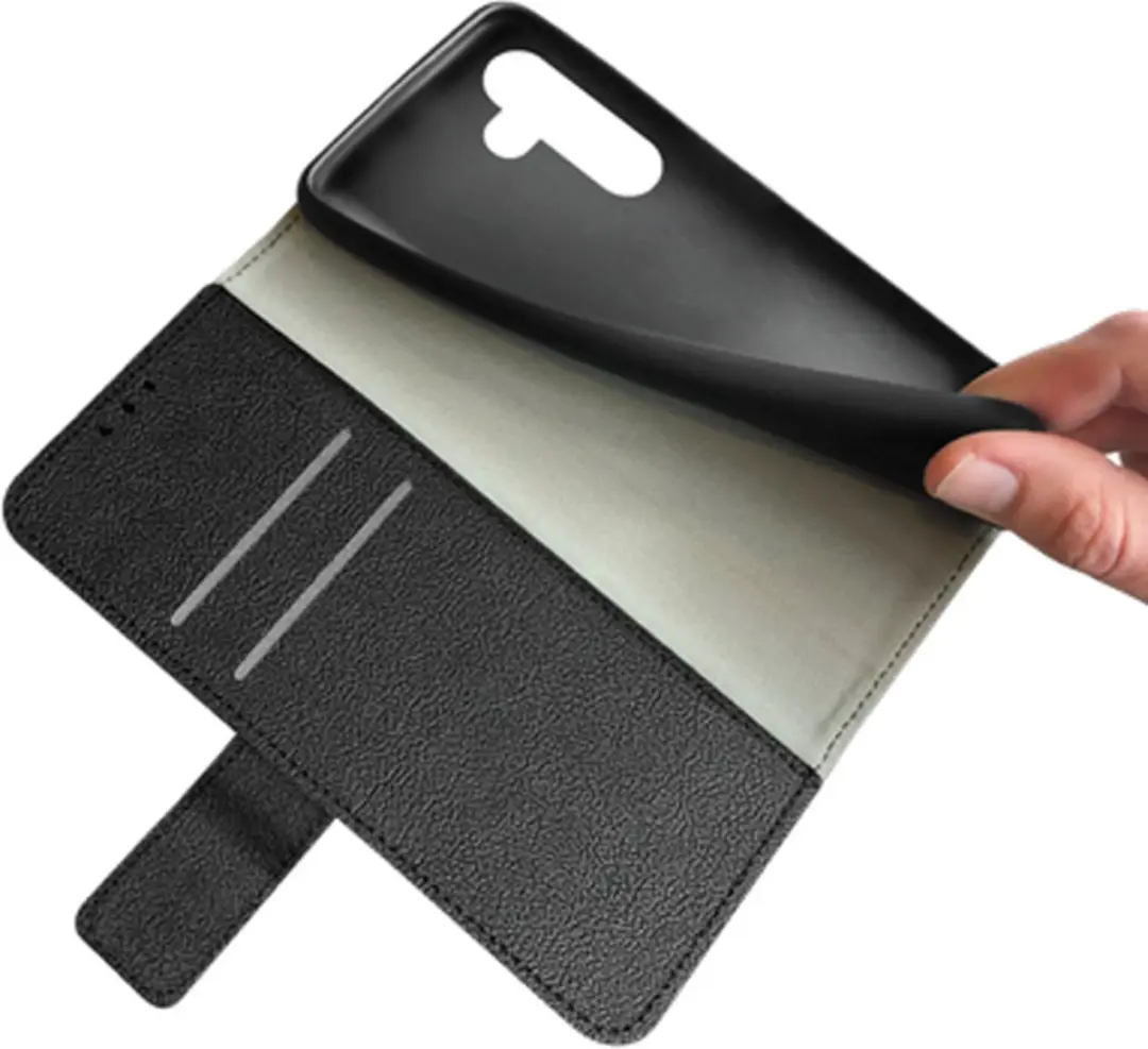 Just in Case Samsung Galaxy A54 Classic Wallet Case - Zwart