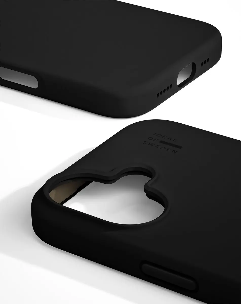 iDeal of Sweden iPhone 16 Plus Silicone Hoes - Zwart - IDSIC-I2467-01