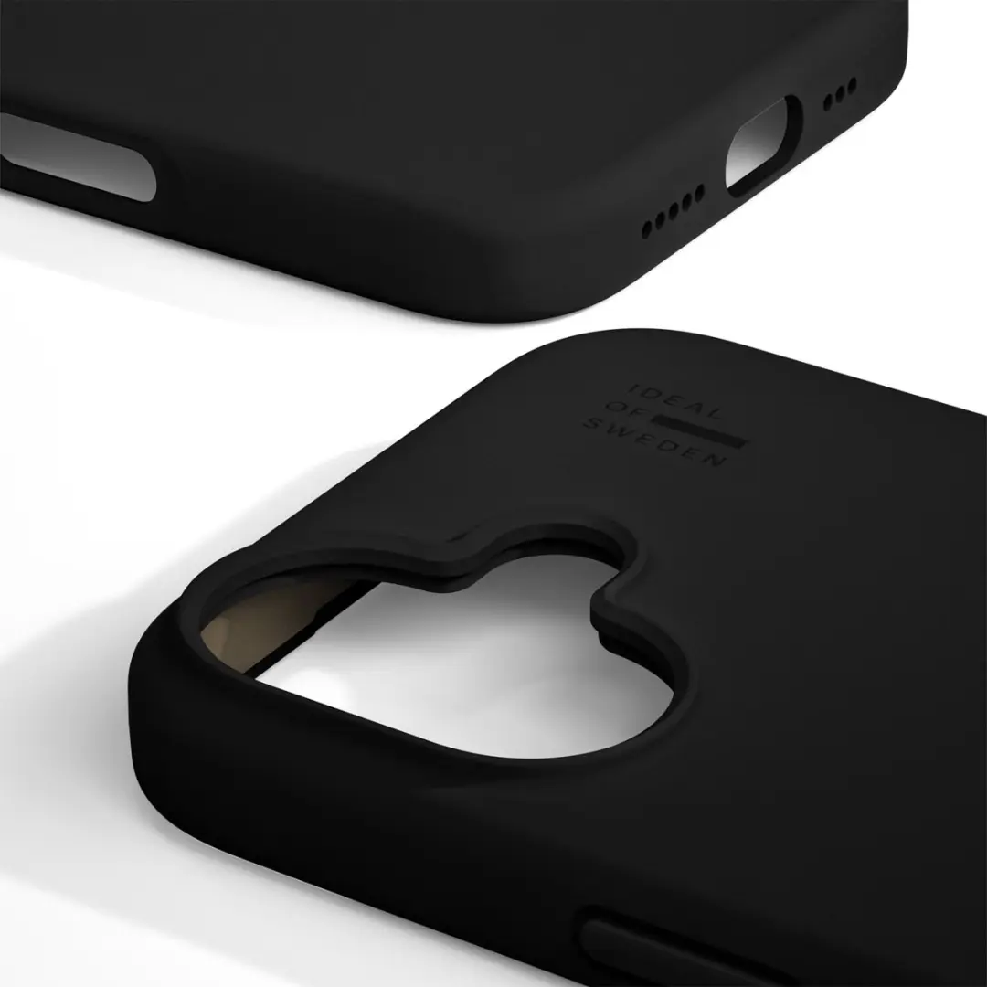 iDeal of Sweden iPhone 16 Plus Silicone Hoes - Zwart - IDSIC-I2467-01