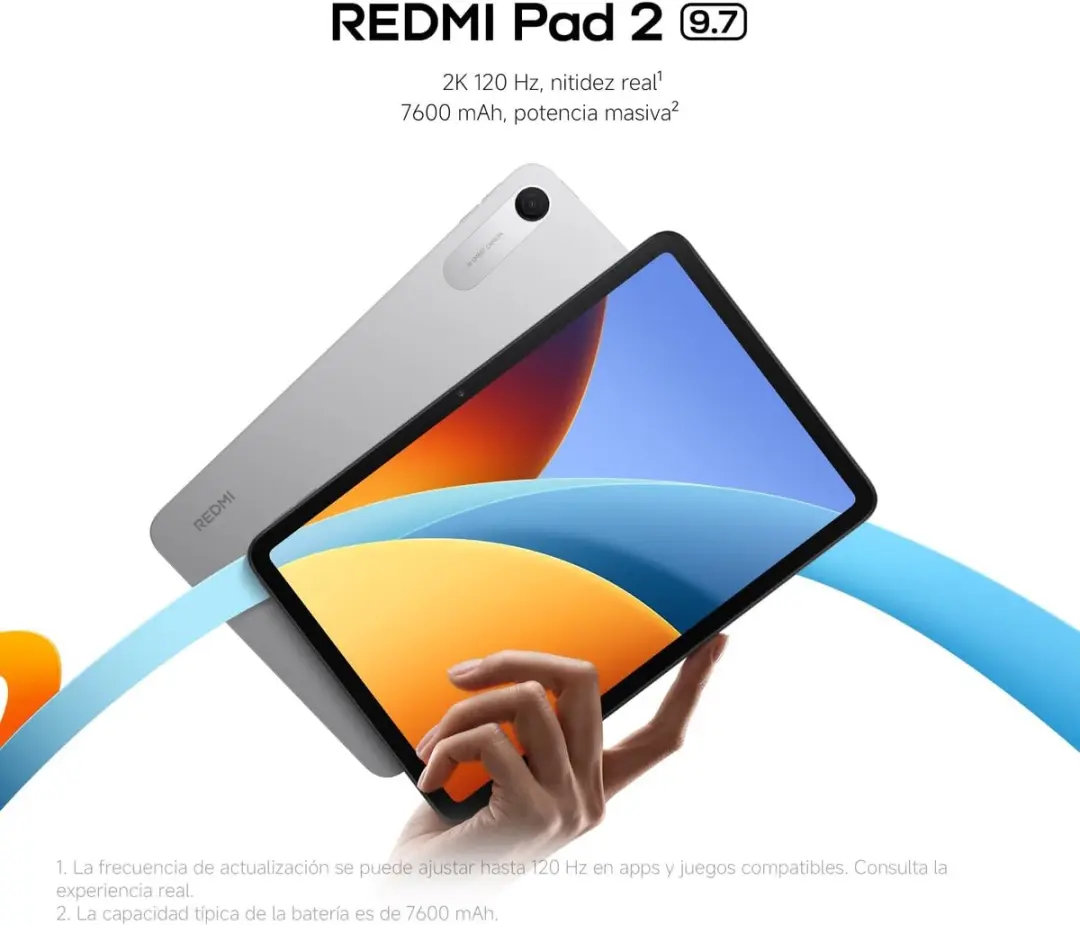 Xiaomi Redmi Pad 2 9.7 - 4GB RAM 128GB Grijs - afbeelding 6 van 6
