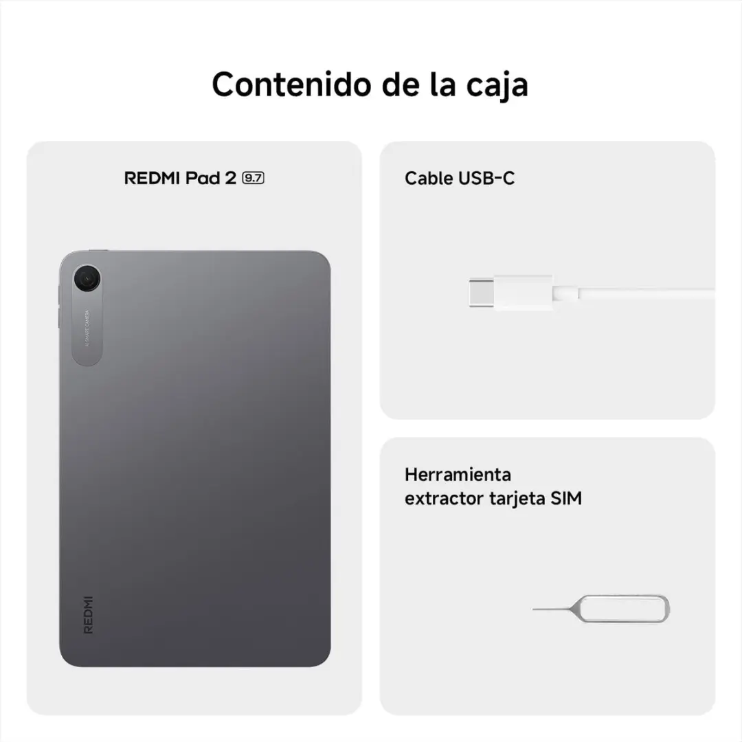 Xiaomi Redmi Pad 2 9.7 - 4GB RAM 128GB Grijs