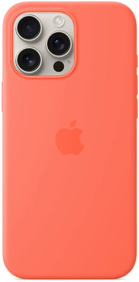 Apple iPhone 16 Pro Max Silicone Backcover MagSafe - Tangerine Orange MDGX4ZM/A