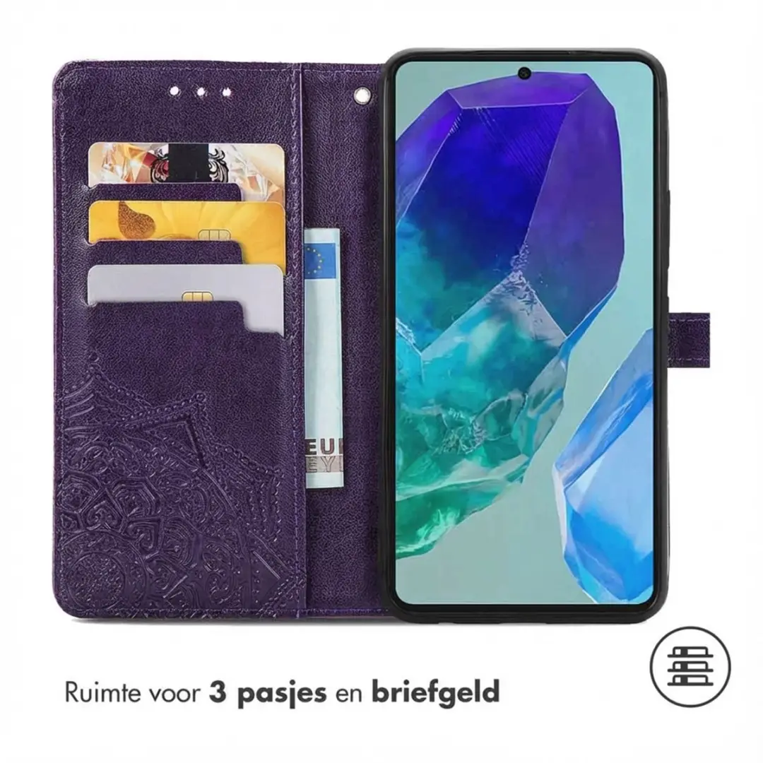 Imoshion Hoesje Samsung Galaxy A16 - 3 Pasjes - Paars - afbeelding 3 van 6