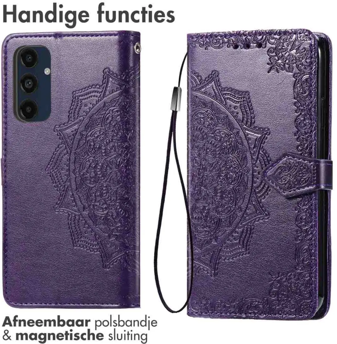 Imoshion Hoesje Samsung Galaxy A16 - 3 Pasjes - Paars - afbeelding 2 van 6