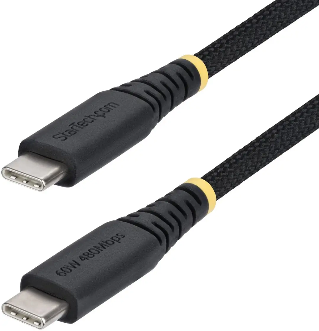 Startech USB2CC1MNCBR USB-C Laadkabel 60W