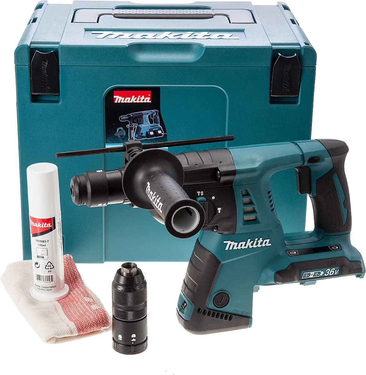 Makita DHR264ZJ Combihamer 18V