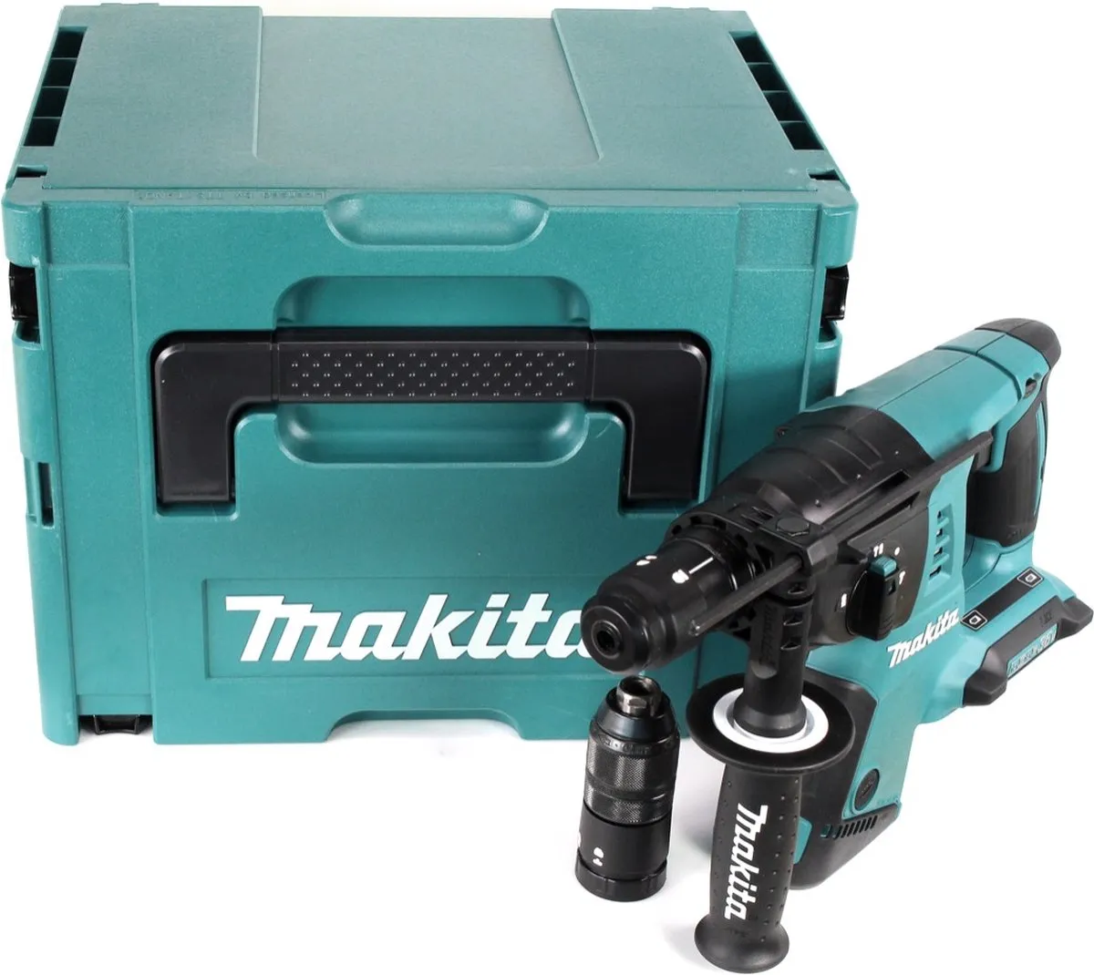 Makita DHR264ZJ Combihamer 18V - 26mm Beton - 2 Accu's