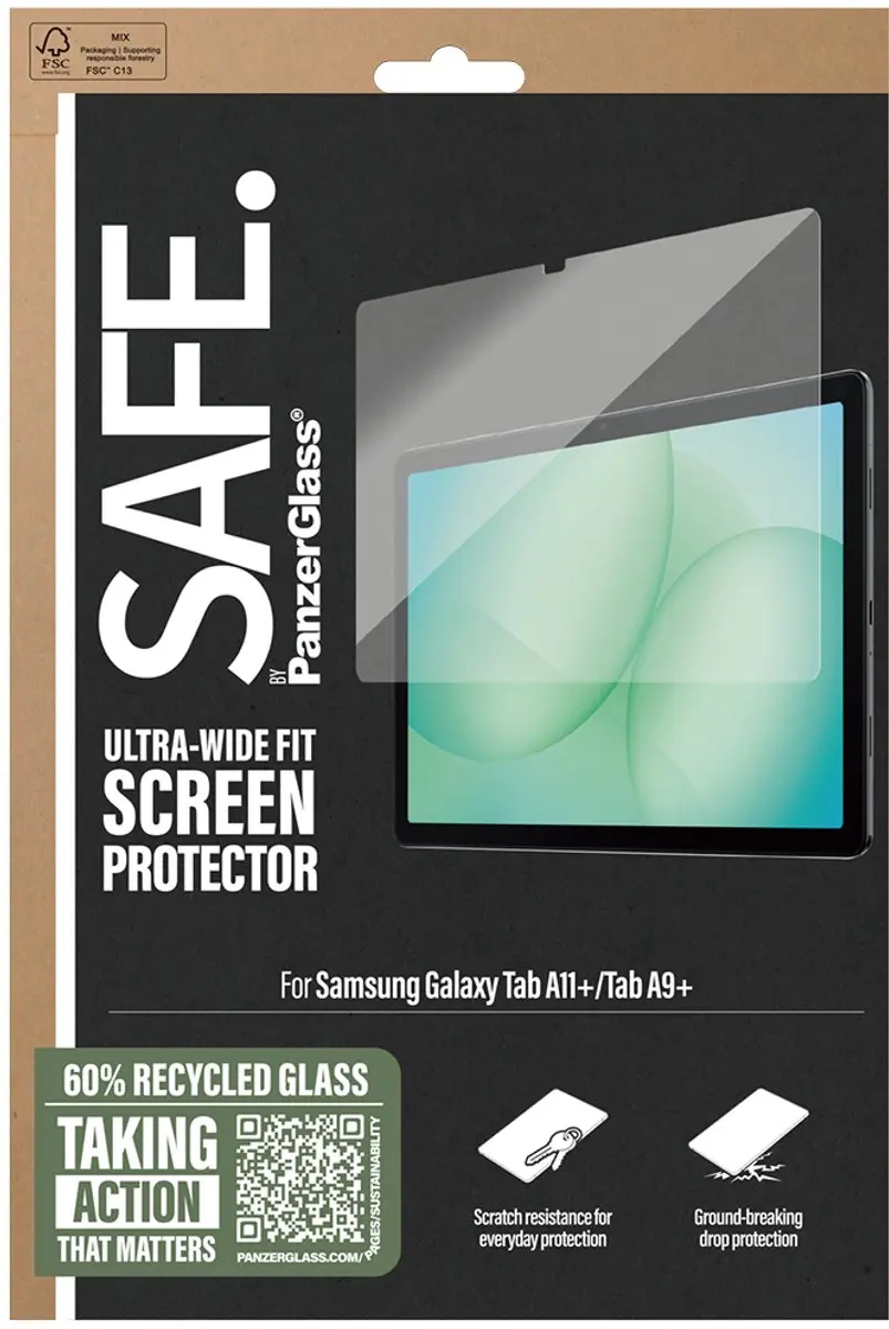 PanzerGlass SAFE. SA50995 Schermbeschermer - Samsung Galaxy A20/A10/A80 - Doorzichtig