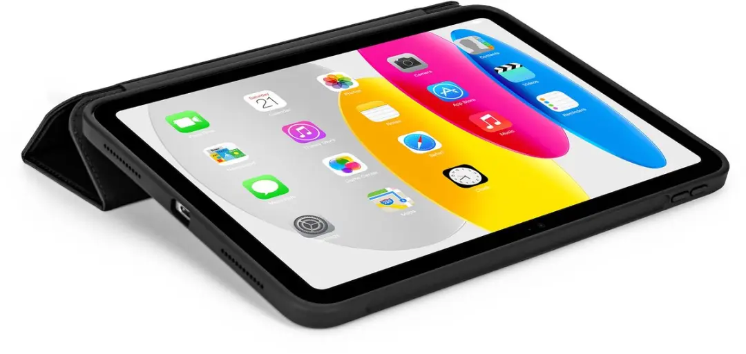 Decoded Textured Silicon Hoes iPad 10e Gen 10.9" - Charcoal