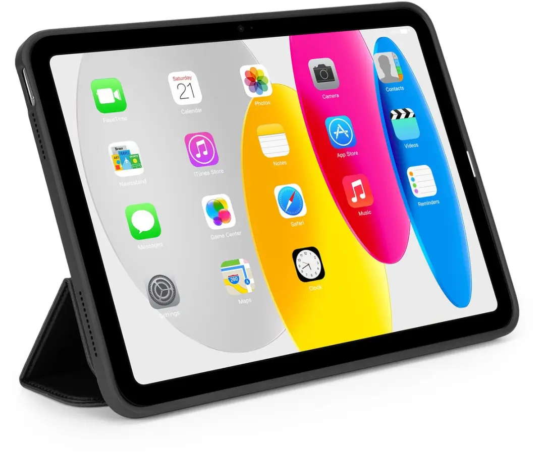 Decoded Textured Silicon Hoes iPad 10e Gen 10.9" - Charcoal