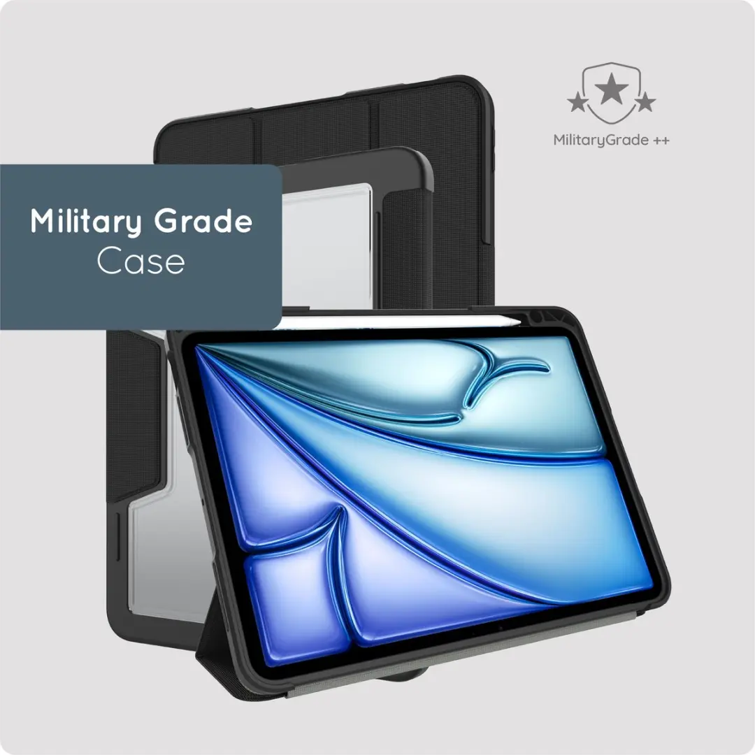 Just in Case TAP2901MT1 iPad Air Hoes - 11" - Zwart