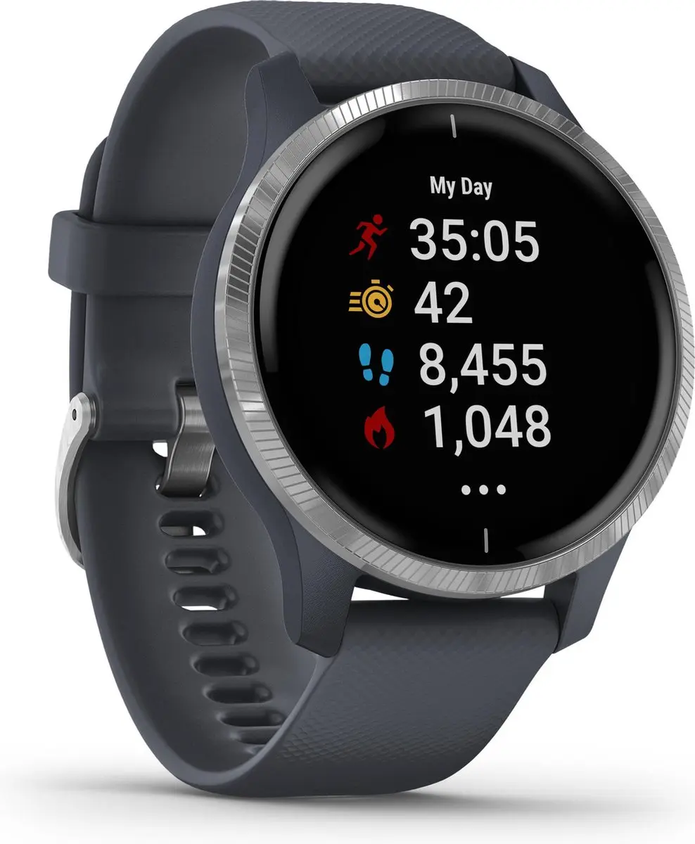 Garmin Venu Health Smartwatch - 43mm - Blauw Graniet