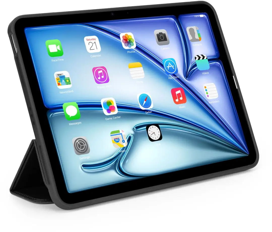 Decoded Textured Silicon Hoes iPad 11 Air 2026 - Zwart