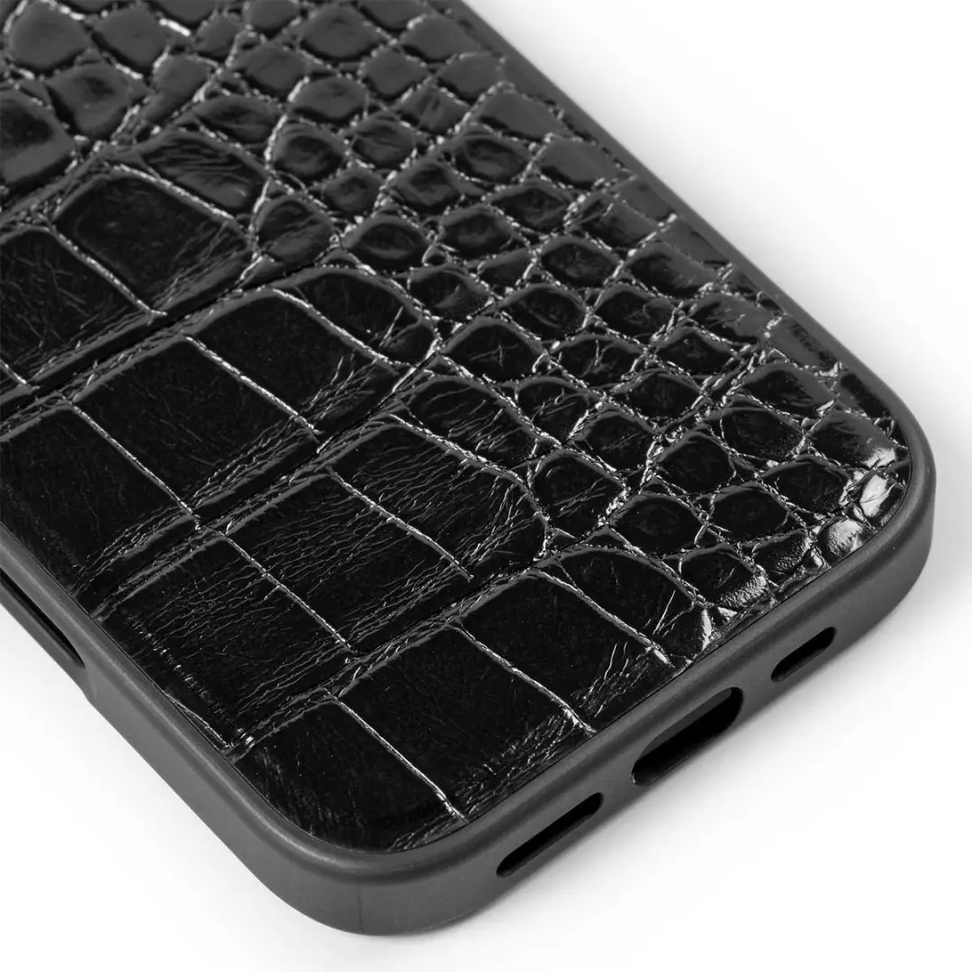 iDeal of Sweden Vegan Leather Backcover iPhone 16 Plus - IDVLC-I2467-334 - Zwart - afbeelding 3 van 6