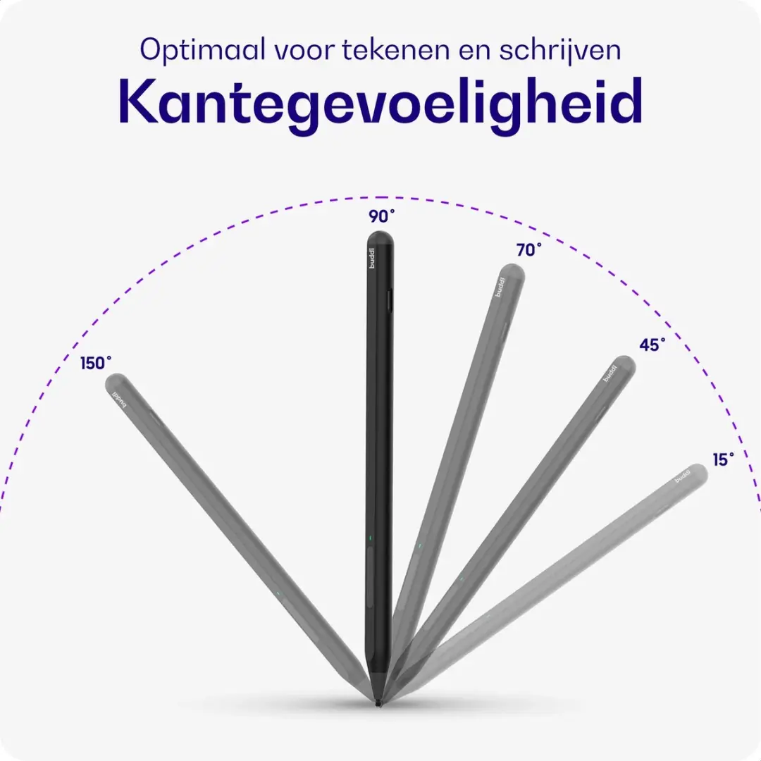 Buddi Aide MPP 2 Stylus Pen - Zwart - USB-C