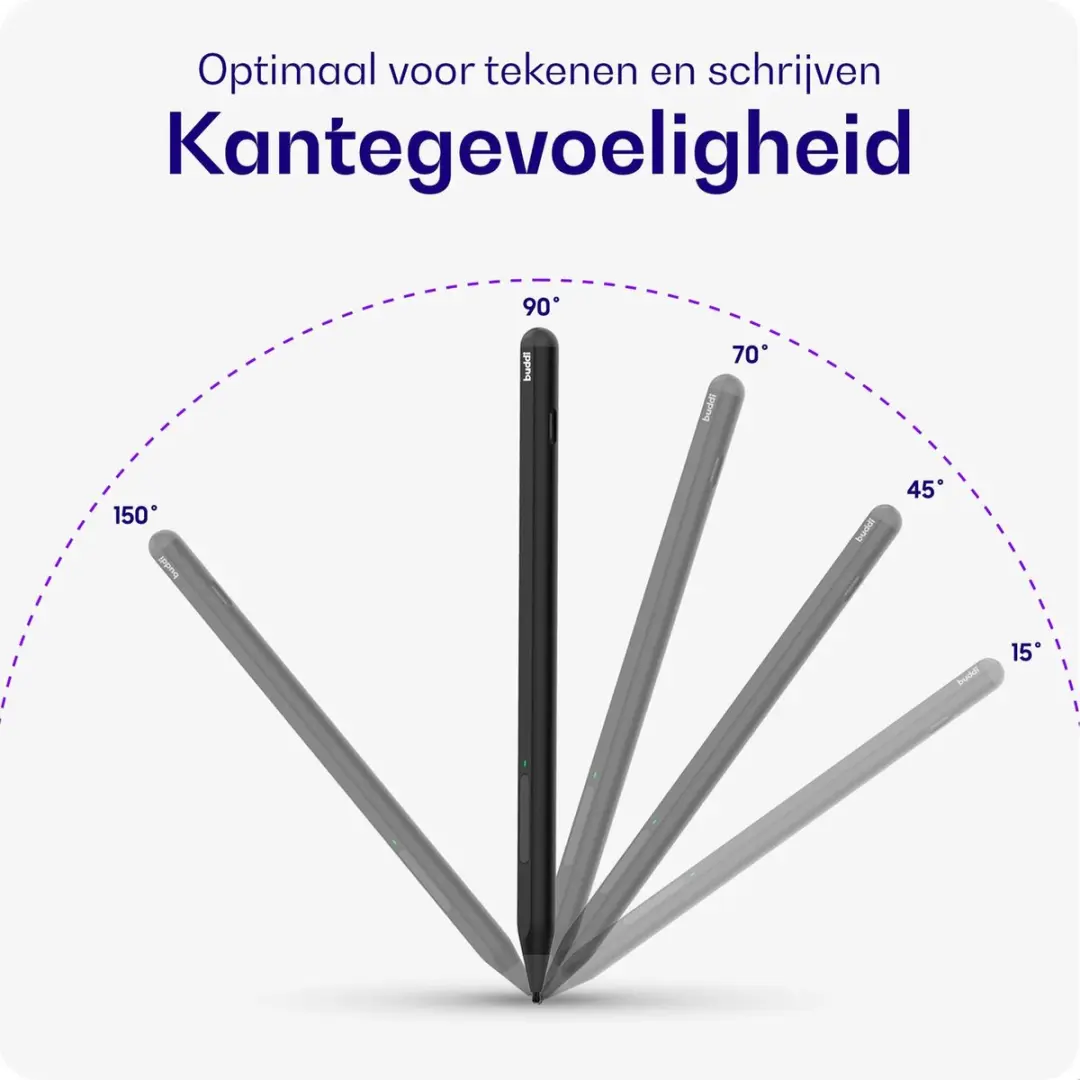 Buddi Aide MPP 2 Stylus Pen - Zwart - USB-C
