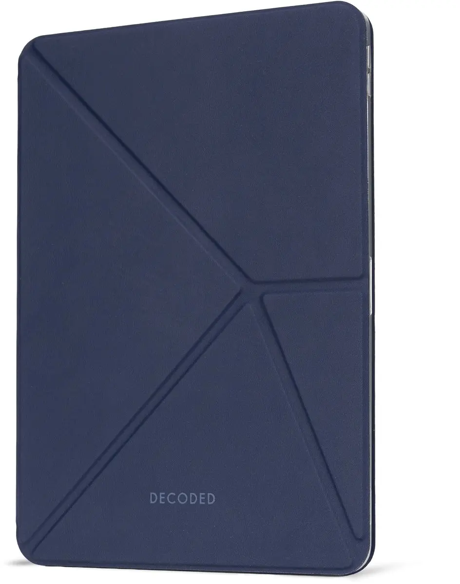 Decoded Siliconen iPad Air Slim Folie Blauw - 11" - met Stand & Wake/Sleep