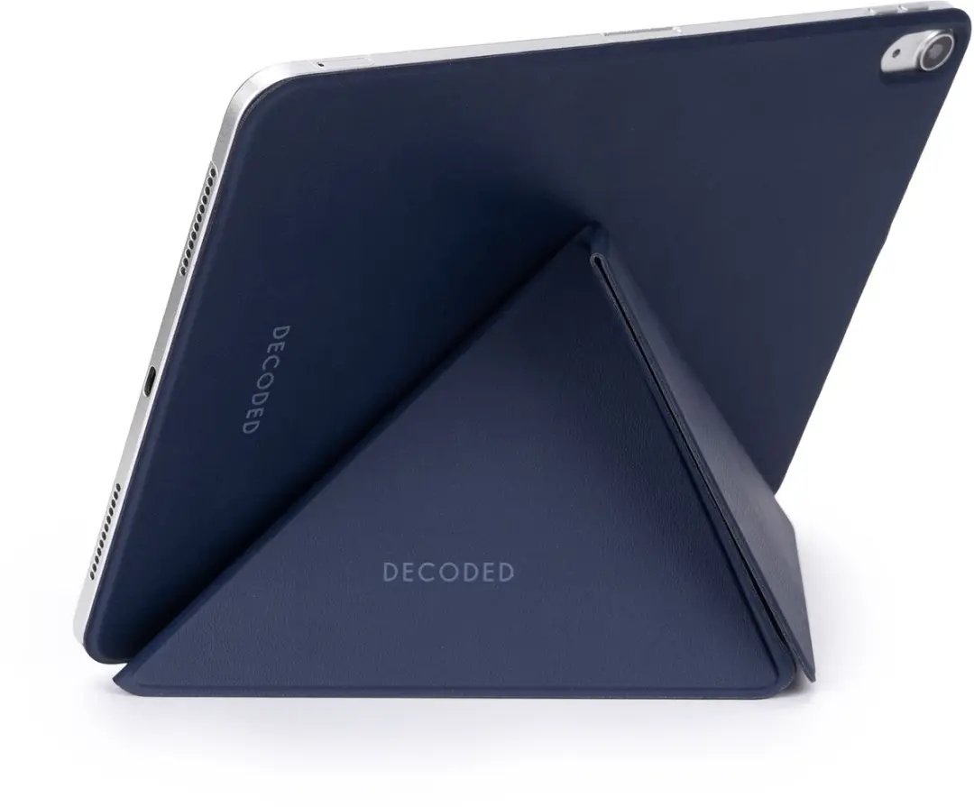 Decoded Siliconen iPad Air Slim Folie Blauw - 11" - met Stand & Wake/Sleep