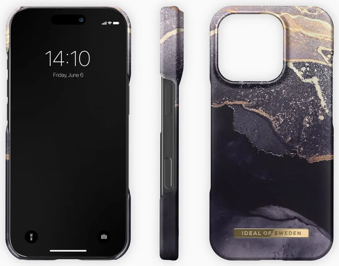 iDeal of Sweden iPhone 16 Pro Backcover Golden Twilight Marble - IDFC-I2461P-321