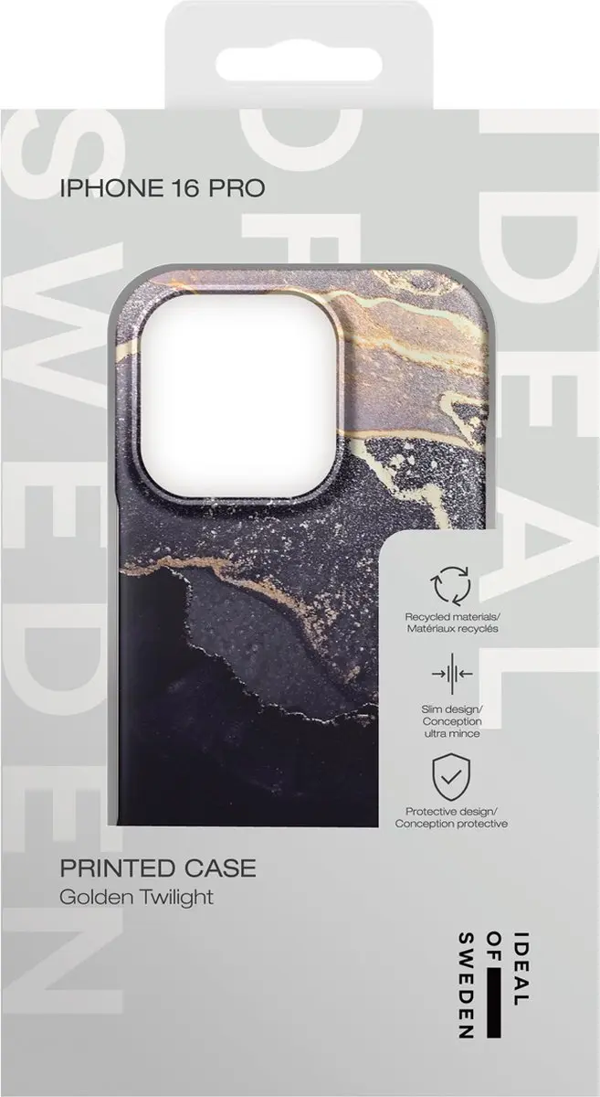 iDeal of Sweden iPhone 16 Pro Backcover Golden Twilight Marble - IDFC-I2461P-321 - afbeelding 6 van 6