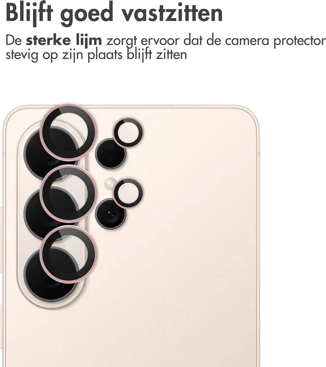 Imoshion Camera Lens Protector Samsung Galaxy S26 Ultra - 2 Stuks - Pink Gold
