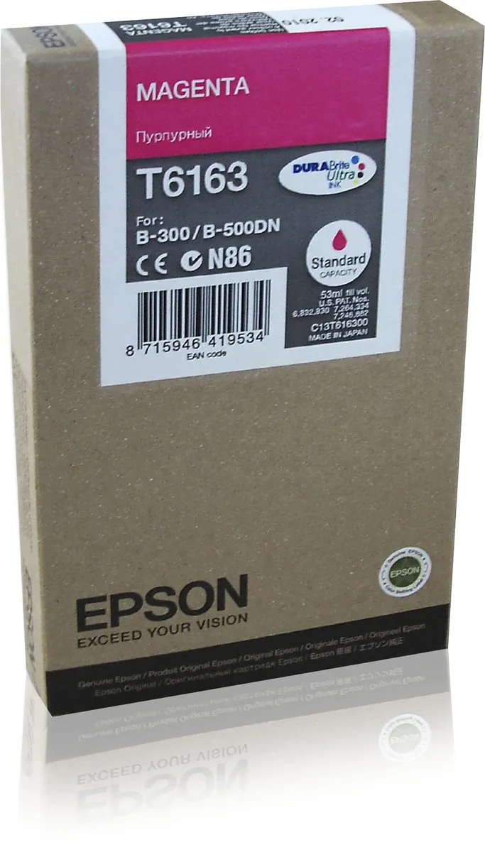 Epson T6163 Magenta Inktcartridge