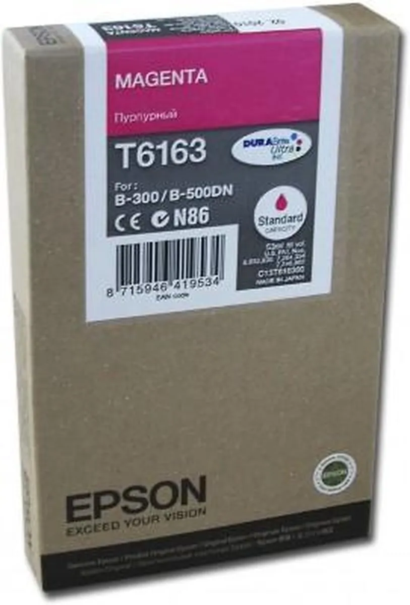 Epson T6163 Magenta Inktcartridge - 53ml