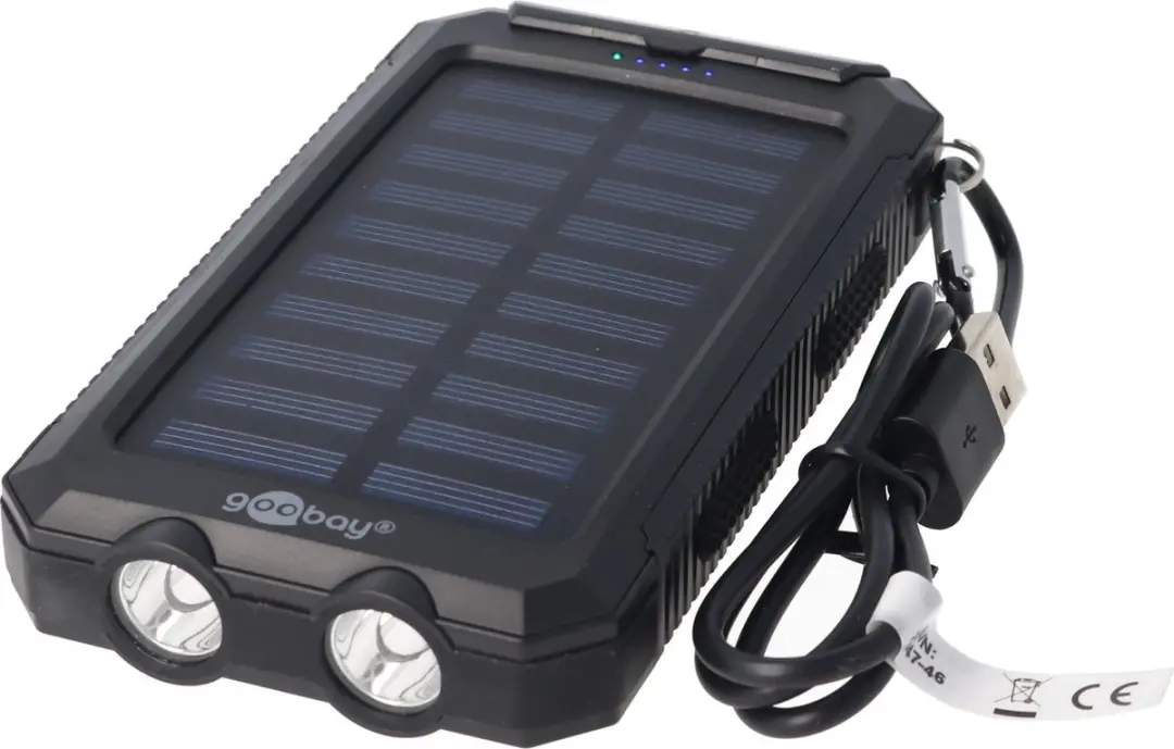 Goobay 49216 Solar Powerbank 8000mAh