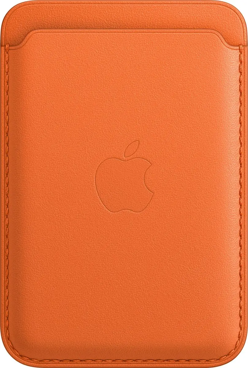 Apple MagSafe Leren Kaarthouder MPPY3ZM/A - 3 Pasjes - Oranje