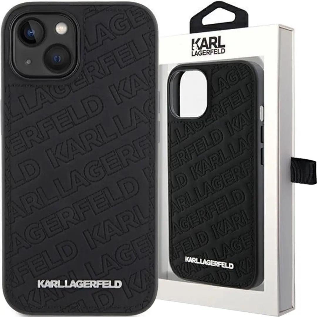 Karl Lagerfeld Quilted K Pattern Hoesje iPhone 11/Xr
