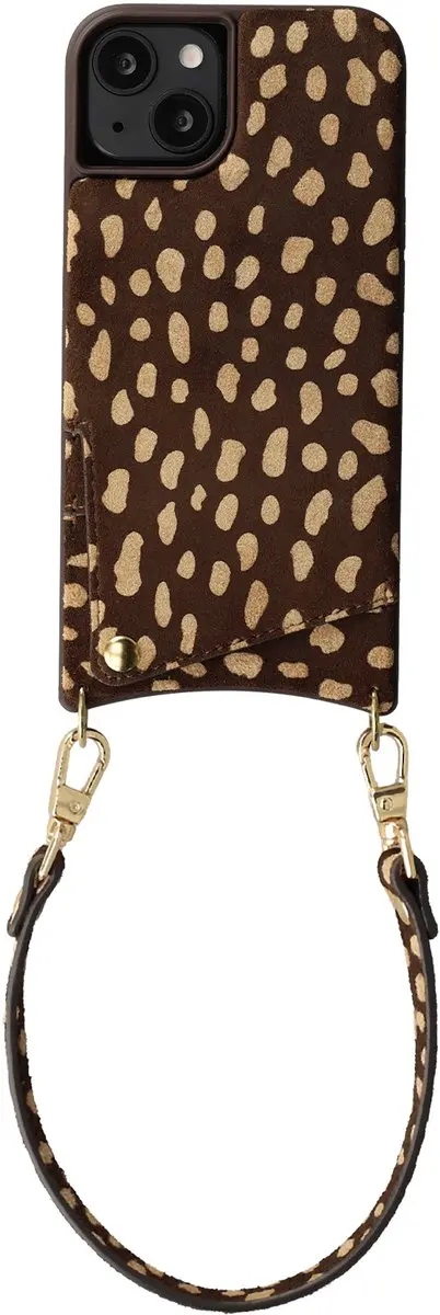 Selencia Hoesje iPhone 14/13 Real Leather Backcover