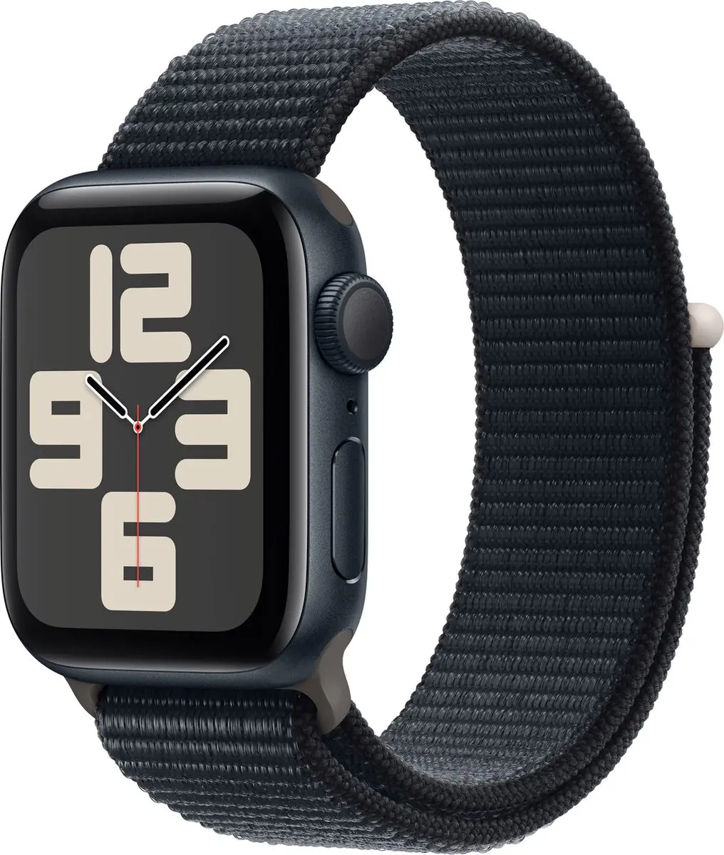 Apple Watch SE 40mm - Zwart Aluminium - Midnight Sport Loop