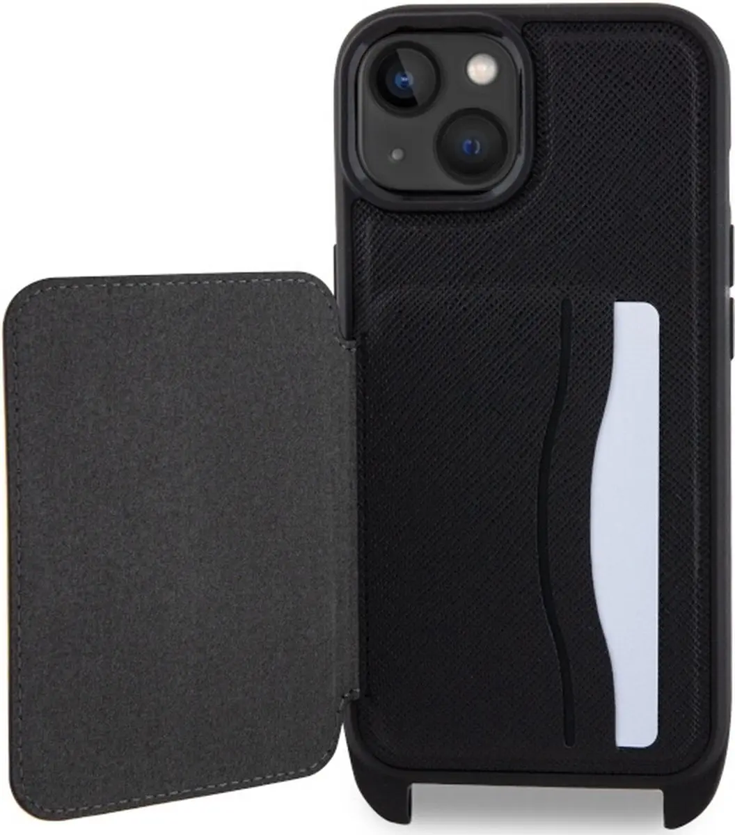 Karl Lagerfeld KLHCP14SCSAKCPMK iPhone Hoesje - 2 Stuks - Zwart