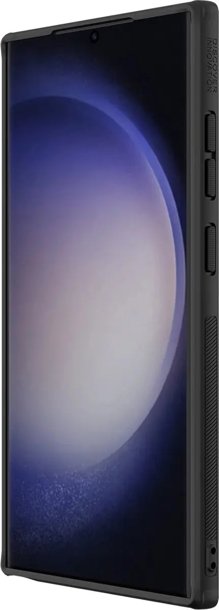 Nillkin Frosted Shield Pro Hoesje - Samsung Galaxy S24 Ultra - Zwart - afbeelding 3 van 6