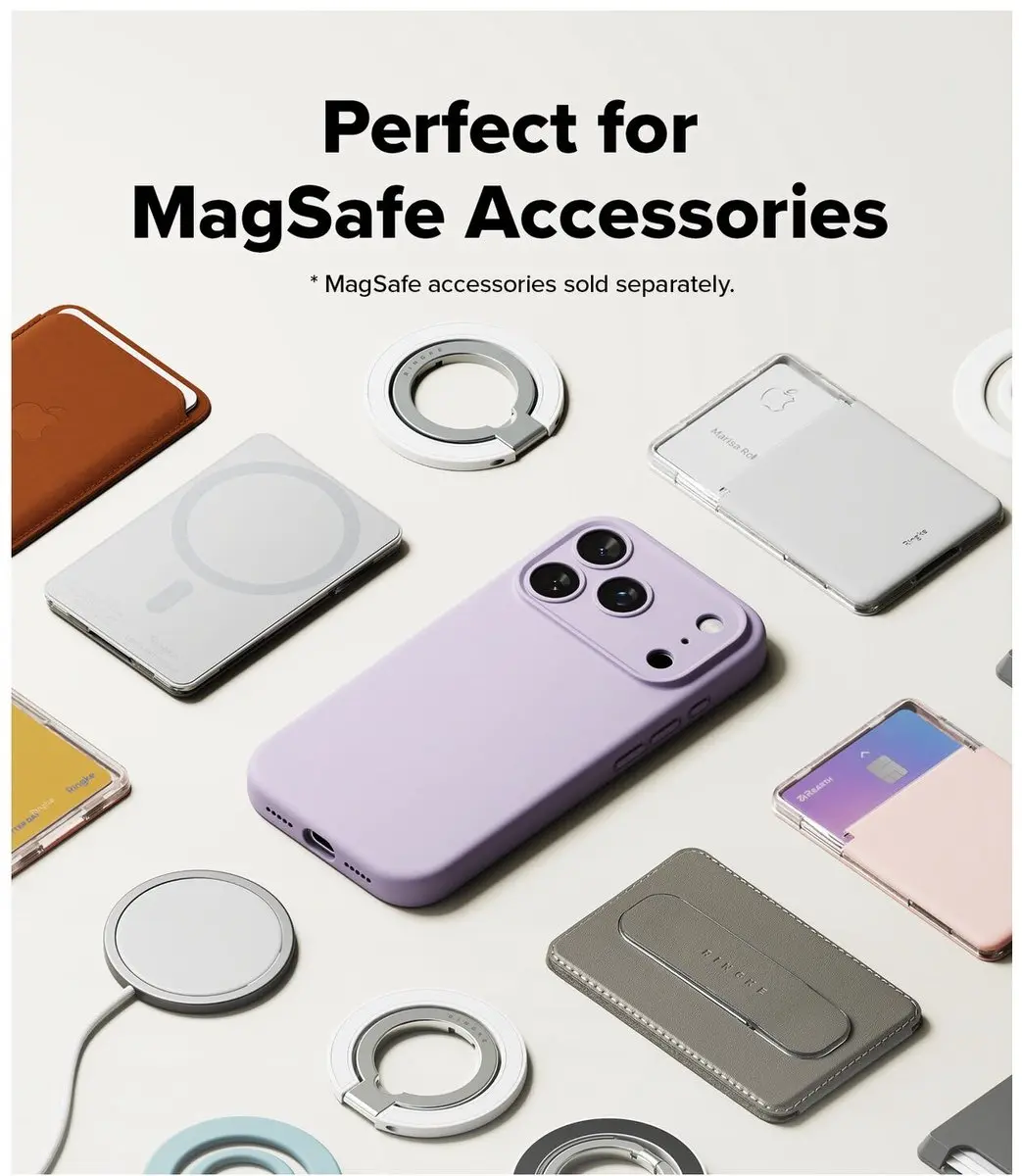 Ringke Silicone MagSafe Hoesje iPhone 17 Pro - Paars - afbeelding 6 van 6
